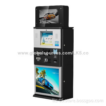 Multimedia Touch Screen Kiosk for Shopping Malls with Advertising Displays and Payment Functions